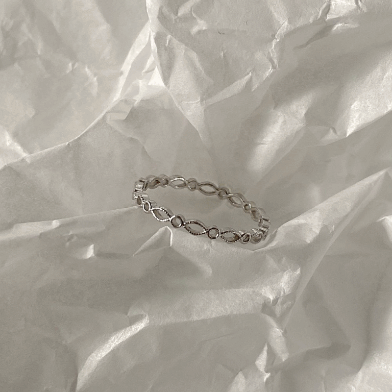 엣더룸 - [92.5 silver] race layered ring